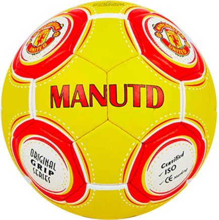 Мяч футбольный Manchester Un. размер 5 цвет: желтый