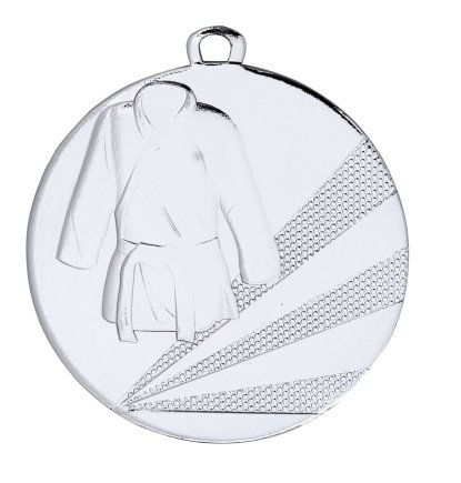 Медаль 50 мм Дзюдо серебро