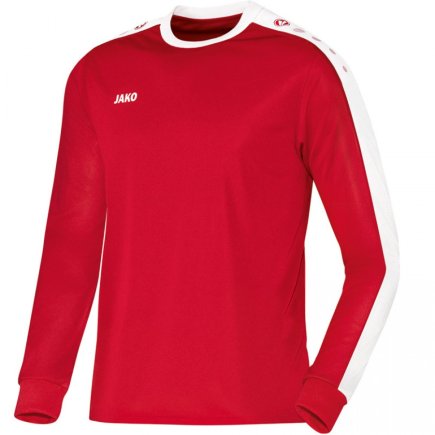Олимпийка тренировочная Jako Jersey Striker L/S 4306-01 цвет: красный/белый