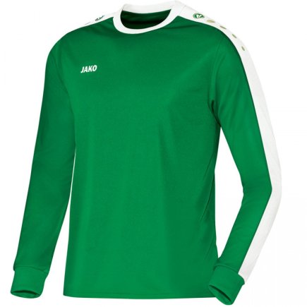 Олимпийка тренировочная Jako Jersey Striker L/S 4306-06 цвет: зеленый/белый
