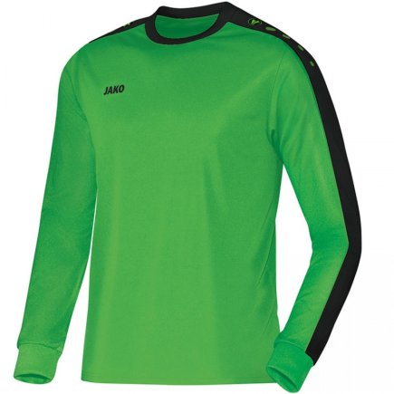 Олимпийка тренировочная Jako Jersey Striker L/S 4306-22 цвет: светло-зеленый/черный