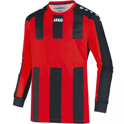 Олимпийка тренировочная Jako Jersey Milan L/S 4343-01 цвет: красный/черный