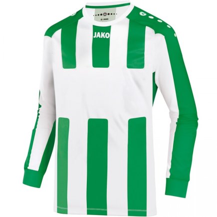 Олимпийка тренировочная Jako Jersey Milan L/S 4343-60 цвет: белый/зеленый