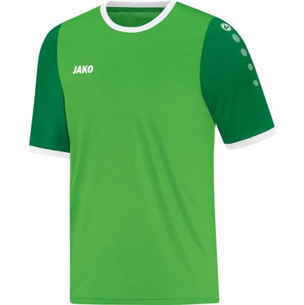 Футболка Jako Jersey Leeds S/S 4217-22-1 детская цвет: зеленый