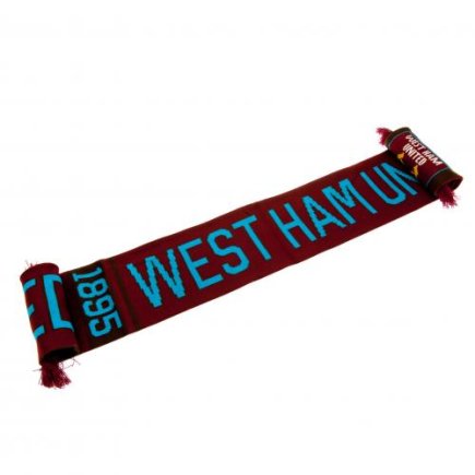 Шарф футбольний Вест Хем Bar Scarf West Ham United