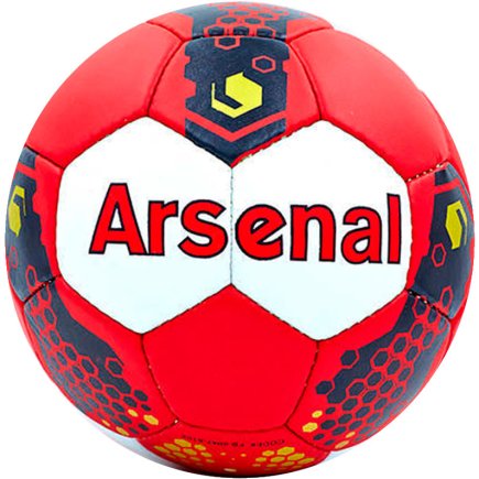 Мяч футбольный ARSENAL цвет: красный/белый размер 5