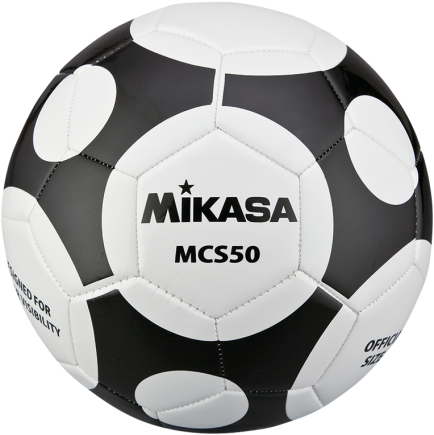 Мяч футбольный Mikasa MCS50-WBK размер 5 (официальная гарантия)