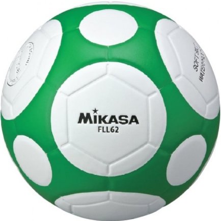 Мяч для футзала Mikasa FLL62 бело-зеленый (официальная гарантия) размер 4