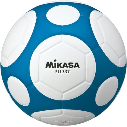 Мяч для футзала Mikasa FLL337-WB сине-белый (официальная гарантия) размер 4