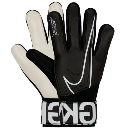 Вратарские перчатки Nike GK MATCH-FA19 GS3882-010 цвет: черный/белый
