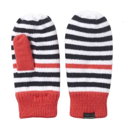 Перчатки Adidas STRIPY MITTENS AY6520 детские РАСПРОДАЖА цвет: белый/черный/красный
