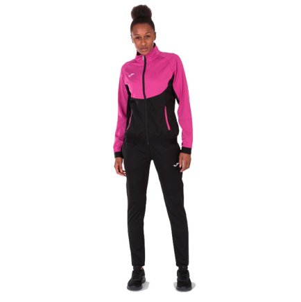 Спортивный костюм Joma ESSENTIAL MICRO 900700.105 женский цвет: малиновый/черный