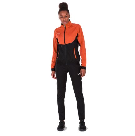 Спортивный костюм Joma ESSENTIAL MICRO 900700.120 женский цвет: оранжевый/черный