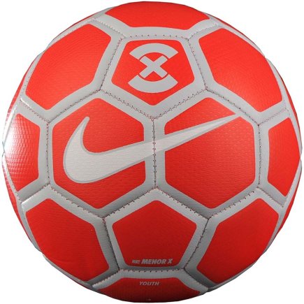 Мяч для футзала Nike FUTSAL MENOR X SC3039-673 цвет: оранжевый (официальная гарантия) размер 4