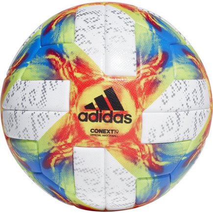 Мяч футбольный Adidas Conext 19 FIFA OMB DN8633-5 размер 5 цвет: мультиколор (официальная гарантия)