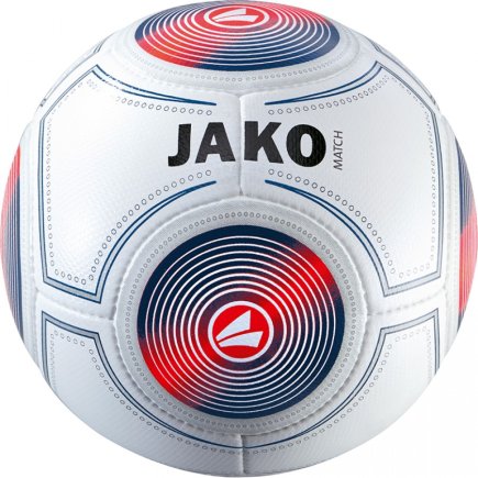 М'яч футбольний Jako Match IMS Розмір 5 2324-17 колір: білий/темно-синій