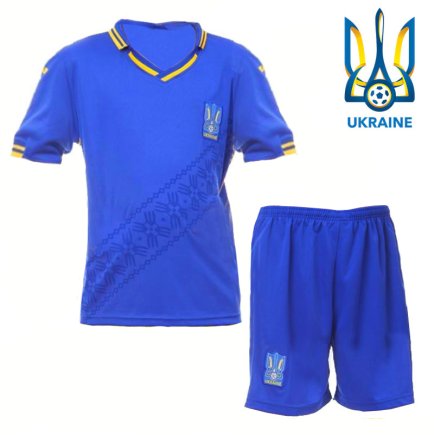 Футбольная форма сборной Украины детская цвет: синий