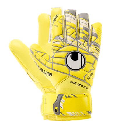 Вратарские перчатки Uhlsport ELIMINATOR SOFT HN COMP 101102701 цвет: желтый