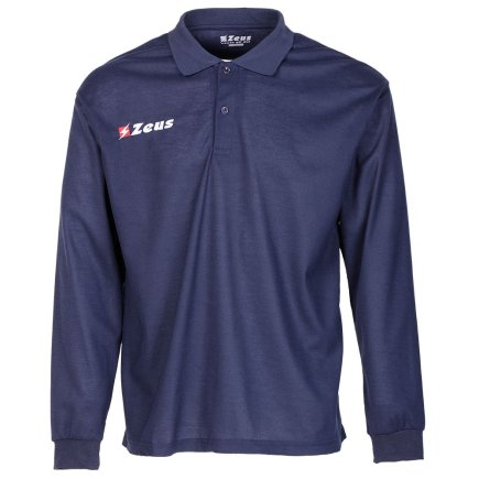 Поло с длинным рукавом Zeus POLO BASIC M/L Z01062 цвет: темно-синий