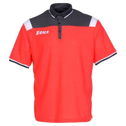 Поло Zeus POLO VESUVIO Z01067 цвет: красный/темно-серый