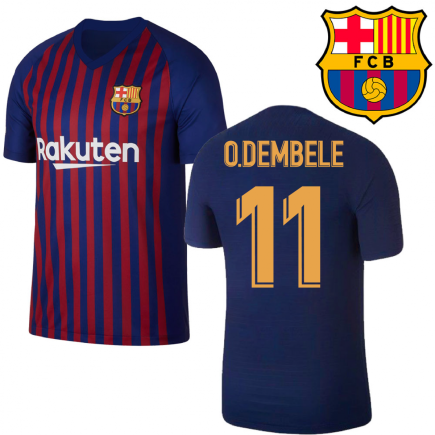 Футбольная форма Barcelona 11 Dembele домашняя подростковая
