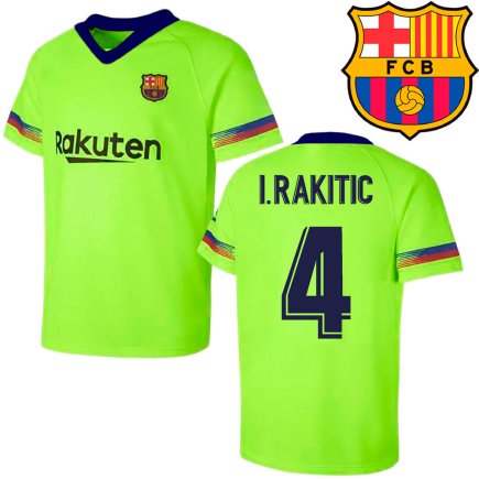 Футбольная форма Barcelona 4 Rakitic гостевая подростковая