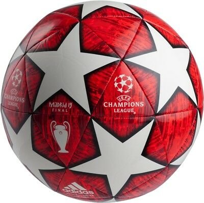 Мяч футбольный Adidas FINALE M CPT DN8674 размер 5 цвет: красный/белый (официальная гарантия)