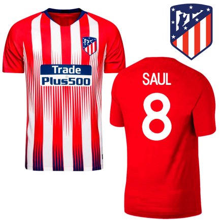 Футбольная форма Atletico Madrid 8 Saul домашняя подростковая