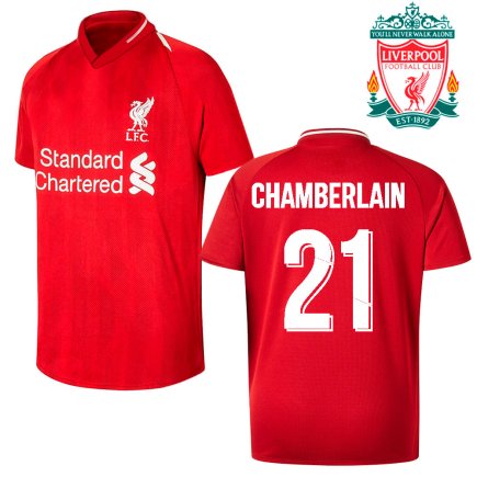 Футбольная форма Liverpool 21 Chamberlain домашняя подростковая
