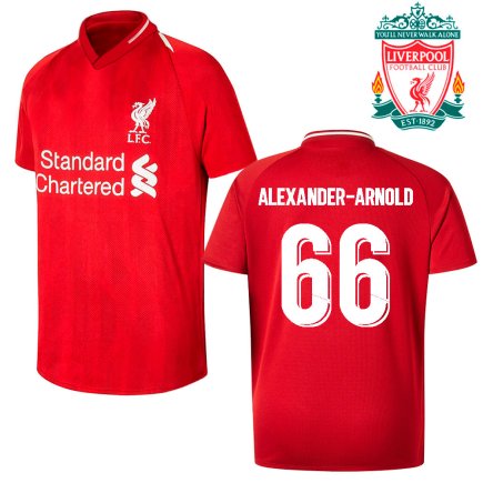 Футбольная форма Liverpool 66 Alexander-Arnold домашняя подростковая