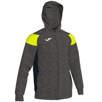 Олимпийка Joma CREW III 101271.159 цвет: серый/салатовый