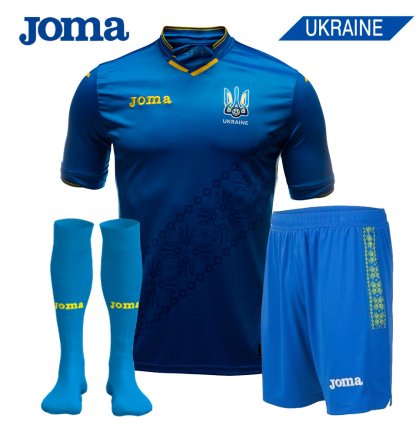 Бокс сет набор футболиста Joma Set Ukraine 1 цвет: синий