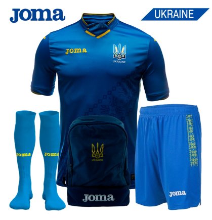 Бокс сет набор футболиста Joma Set Ukraine 2 цвет: синий