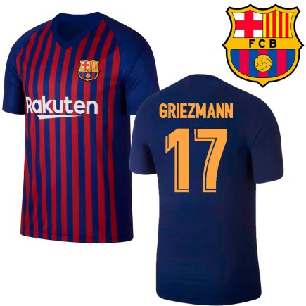 Футбольная форма Barcelona 17 Griezmann домашняя подростковая