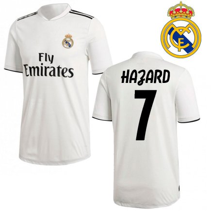 Футбольная форма REAL MADRID 7 Hazard домашняя подростковая