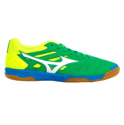 Обувь для зала Mizuno SALA Classic 2 IN Q1GA1752 цвет: зеленый/белый/желтый (официальная гарантия)