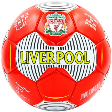 Мяч футбольный Liverpool цвет: красный/белый/желтый размер 5 Мяч футбольный Liverpool цвет: красный/белый/желтый размер 5