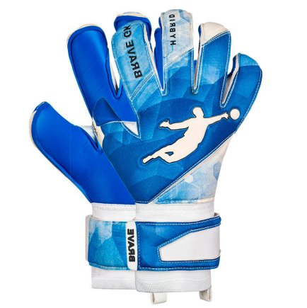 Воротарські рукавиці Brave GK Aqua колір: синій