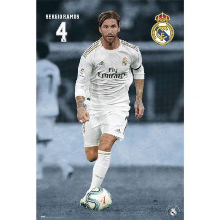 Постер Реал Мадрид Real Madrid F.C. Ramos 23