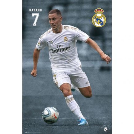 Постер Реал Мадрид Real Madrid F.C. Hazard 24