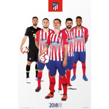 Постер Атлетіко Мадрид Atletico Madrid Poster F.C. Players 65
