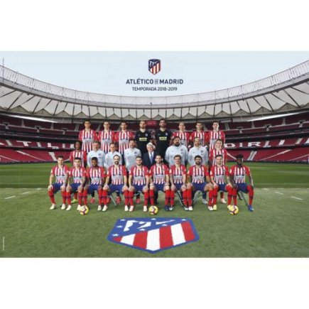 Постер Атлетіко Мадрид Atletico Madrid Poster F.C. Squad 66