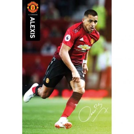 Постер Манчестер Юнайтед Manchester United F.C. Alexis Sanchez 55