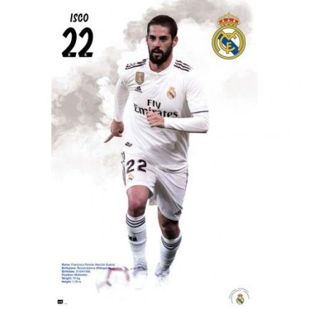 Постер Реал Мадрид Real Madrid F.C. Isco 59