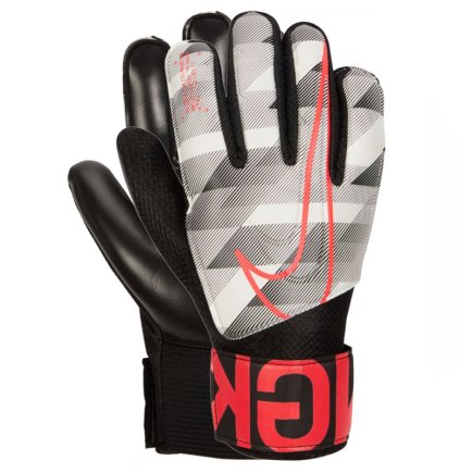 Воротарські рукавиці Nike GK MATCH JR GFX CQ4639-100 колір: чорний/сірий