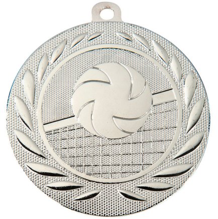 Медаль 50 мм Волейбол серебро