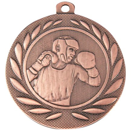Медаль 50 мм Боксер бронза