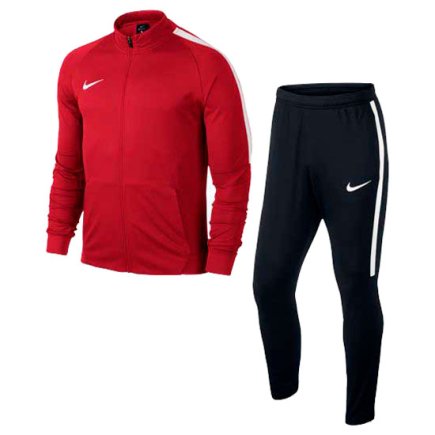 Спортивный костюм Nike Squad 17 Knit 832325-657 цвет: красный/черный