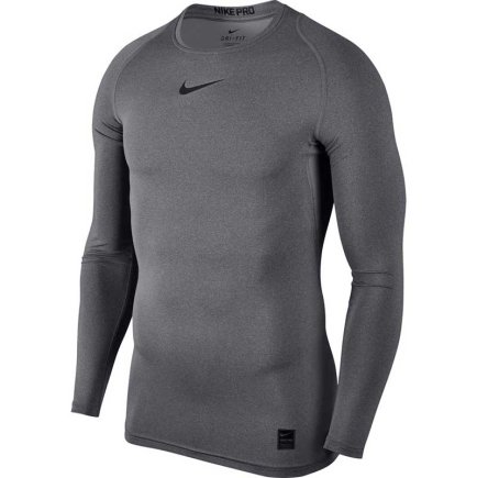 Термобелье Nike Pro Top LS Grey 838077-091 Футболка с длинным рукавом цвет: серый