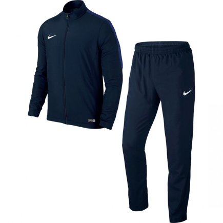 Спортивный костюм Nike Academy 16 Sideline 2 Woven Tracksuit JR 808759-451 подростковый цвет: темно-синий
